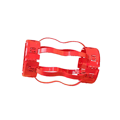 Weave type elastic centralizer