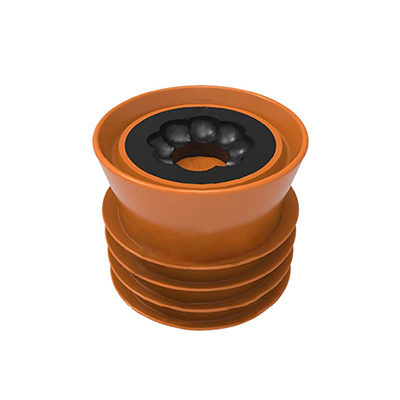 Anti-turning base rubber plug