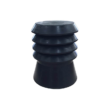 Bottom hole cementing rubber plug